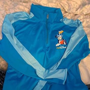Mickey Mouse runDisney Half-Zip Performance Pullover for Women (M, new w/tag)